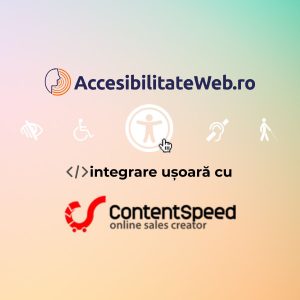 Modul Accesibilitate Web pentru Content Speed