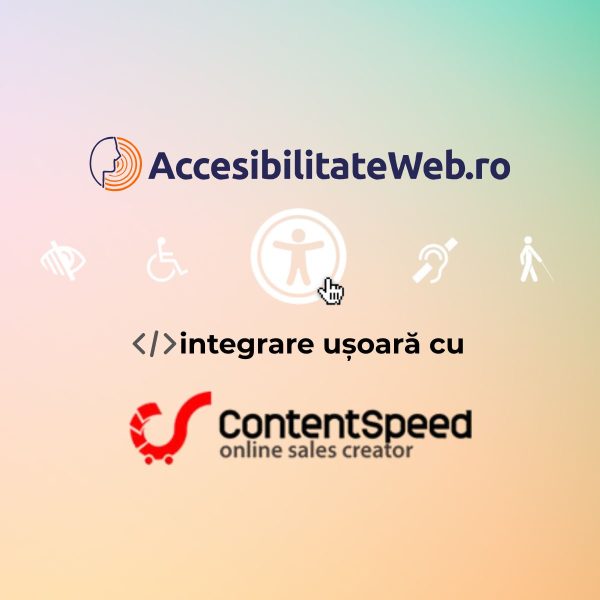 Modul Accesibilitate Web pentru Content Speed