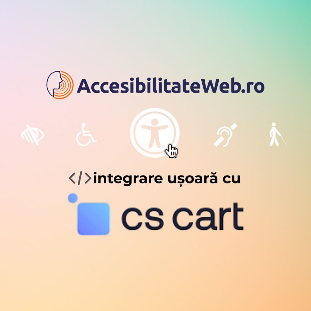 Modul Accesibilitate Web pentru CsCart