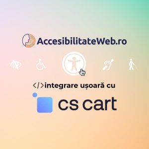 Modul Accesibilitate Web pentru CsCart