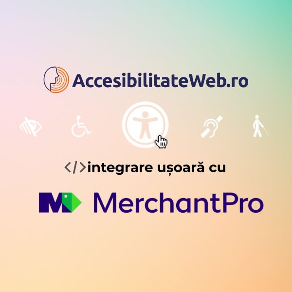 Modul Accesibilitate Web pentru MerchantPro
