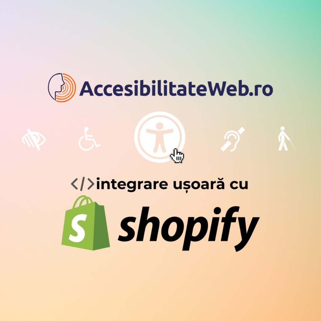 Modul Accesibilitate Web pentru Shopify