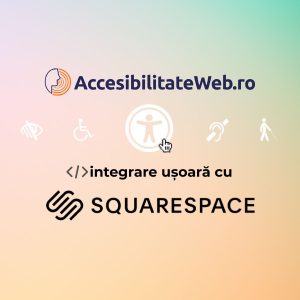 Modul Accesibilitate Web pentru Square space