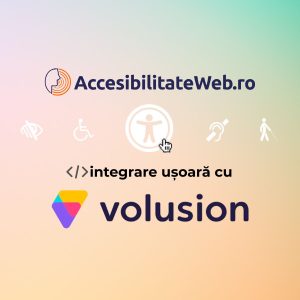 Modul Accesibilitate Web pentru Volusion