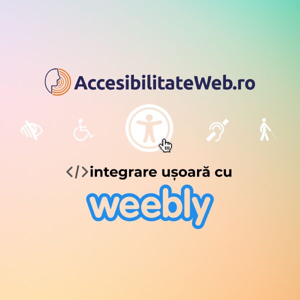 Modul Accesibilitate Web pentru Weebly