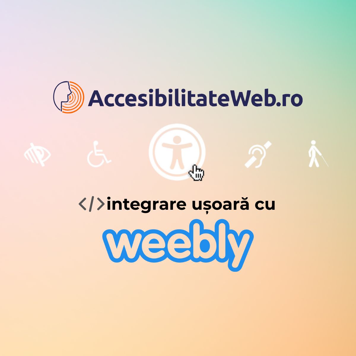 Modul Accesibilitate Web pentru Weebly